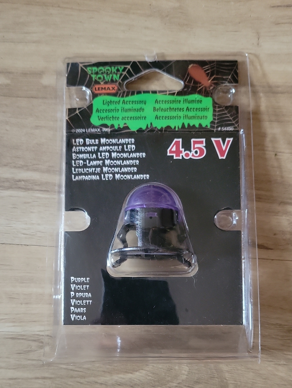 Lemax Spooky Town LED Moonlander Light 4.5v